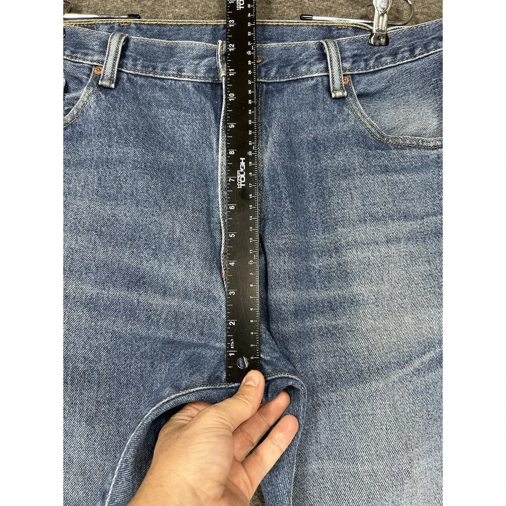 Levis 517 Bootcut Jeans Mens 38x32 Blue Denim Medium Wash Denim Faded whiskering